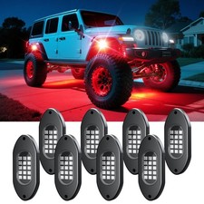 LED Rock Lights for Trucks 8 Pods,RGB Rocklights with App Remote Control, U...