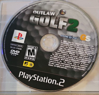 GLOBAL Star Software Outlaw Golf 2 PS2 Sports M  NTSC-U/C 2004 Disc Only