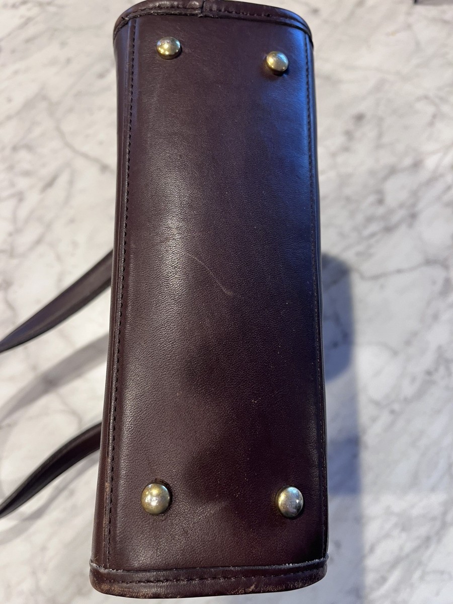 Rare! Vintage 1997 Coach Belmont Satchel Handbag In Brown E7C