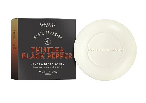 Scottish Fine Soaps Gesichts- & Bartseife Thistle & Black Pepper 100g