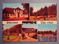 Old Postcard AK Stützerbach Thüringer Wald Gasthaus Auerhahn