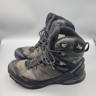 Salomon X Ultra Mid Winter Gore-Tex GTX  Boots Green Men's Size 11 Waterproof 