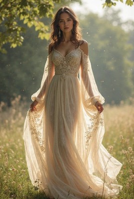 long sleeve formal fitted evening dress reviews Ladivine CD788 Prom Dress - Rose Gold main image 0