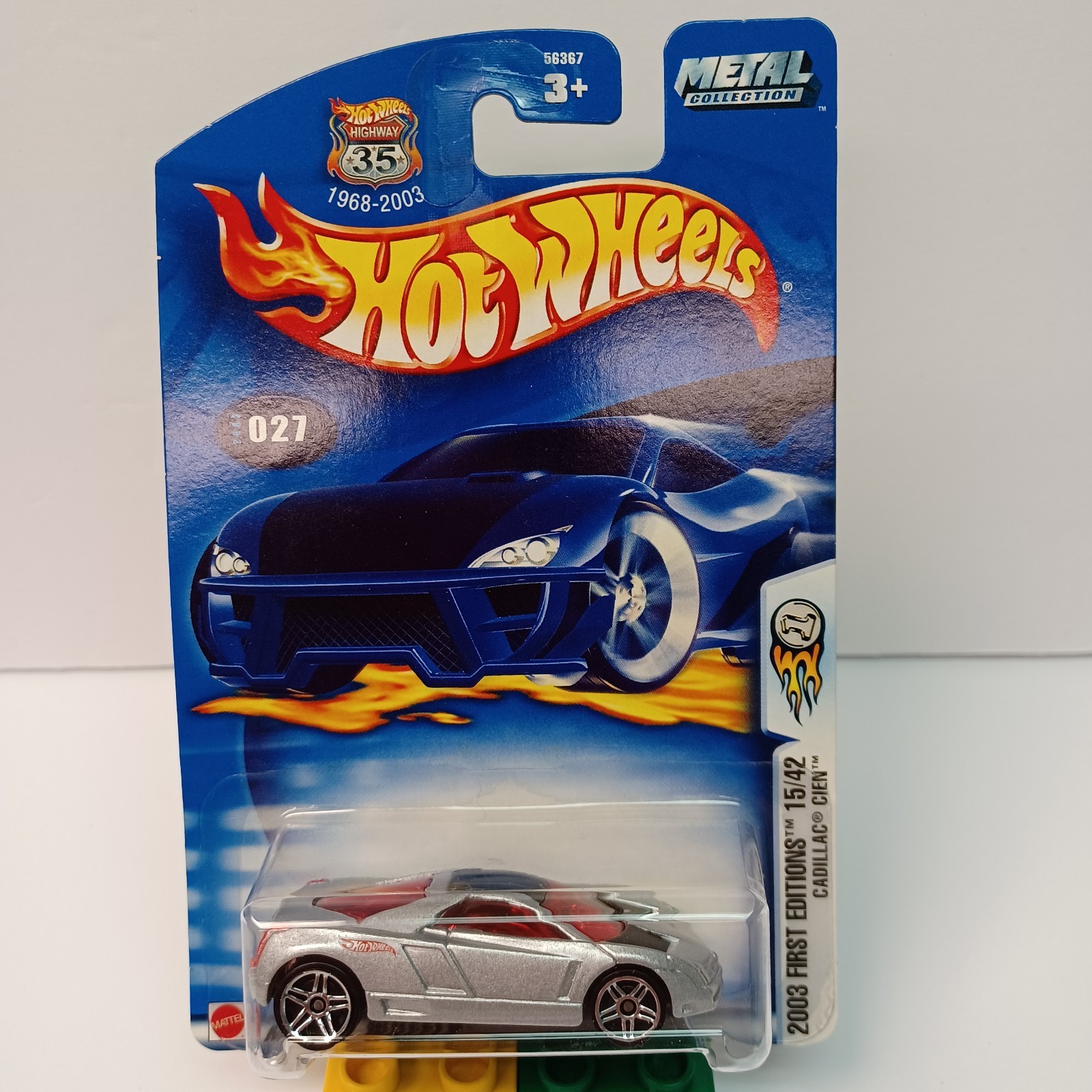 HOT WHEELS CADILLAC CIEN SILVER 2003 #27