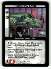 Battletech Technician Caste 1997 Battletech CCG Wizards of the Coast
