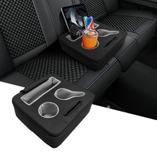 Car Back Seat Cup Holder Organizer Waterproof Leather Car Couch Boat Bed Univ...