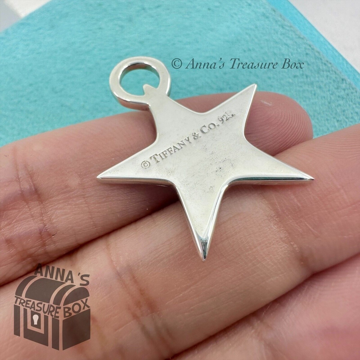 Tiffany & Co. 925 Silver Star Pendant Charm (pouch) | eBay