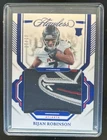 2023 Panini Flawless Bijan Robinson Rookie Patches Sapphire #1/10 Falcons