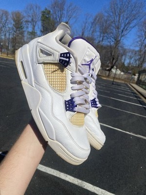 Size 11.5 - Jordan 4 Retro Mid Purple Metallic