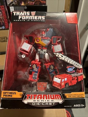 Hasbro Titanium Series Transformers Cybertron Optimus Prime Action Figure