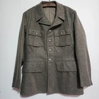 VINTAGE WWII 1942 Swedish Army M39 Wool Field Jacket Tunic Military Green Coat