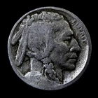 1913-S Buffalo Nickel Type 2 Key Date Better Grade Full Horn Detail Visible
