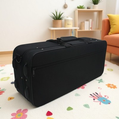  Trumpet Hardshell Case - Padded, Fabric, Water-Resistant, Straps & Black