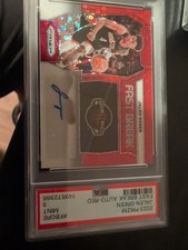 2023-24 Panini Prizm - Fast Break Auto Jalen Green #FB-GRE Red Prizm /99 (AU)