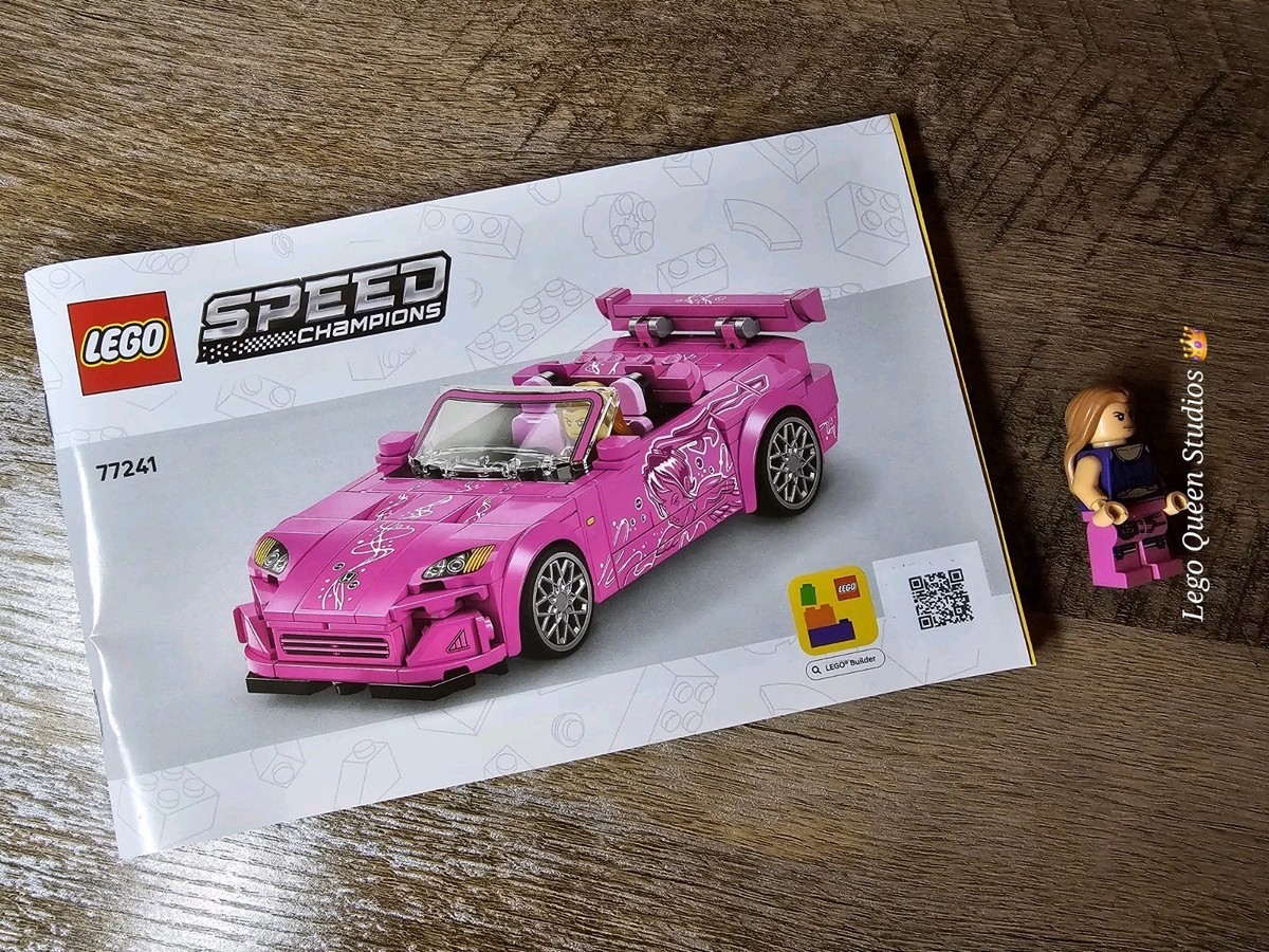 Lego 77241 Speed Champions 2 Fast 2 Furious Manual & Minifigure