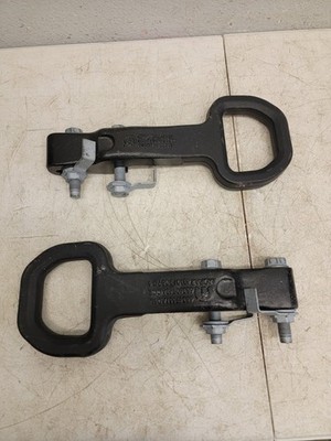 19-25 RAM 2500 3500 OEM Mopar Front Tow Hooks Set LH,RH P/N # 68349551ADBL