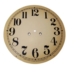 Large 12.5" Clock Dial Replacement Part Trend Clocks Wooden