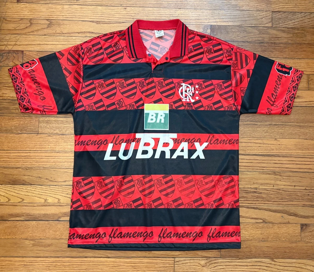 本物 フラメンゴ 試合ユニフォーム 16番 25+ Flamengo Size XL International Club Soccer Fan Jerseys for
