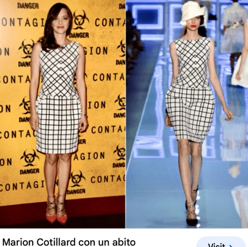 Abito Christian Dior Designer Runway stile tubino US taglia S 4 ottime condizioni