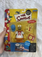 THE SIMPSONS MASCOT HOMER WORLD OF SPRINGFIELD INTELLITRONIC PLAYMATES FIGURE