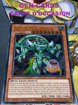Yu Gi Oh RAIZA THE MEGA MONARCH KARTE GFP2-FR106 1.Auflage
