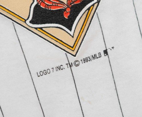 T-shirt vintage Pittsburgh Pirates taglia media grande grafica MLB baseball collo alto - Foto 16 di 17