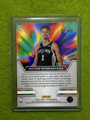 Buy 2023-24 Panini Prizm - Instant Impact Victor Wembanyama #3 (RC