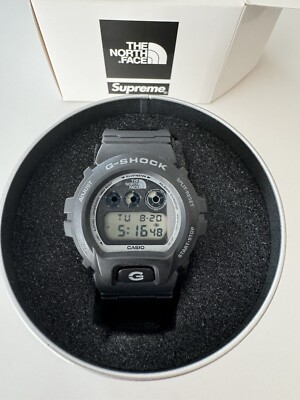Supreme x G-Shock x The North Face - DW-6900 Watch - Black | eBay UK