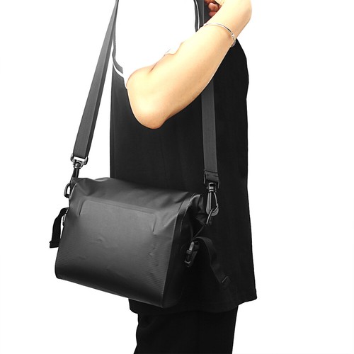 Waterproof Bicycle Handlebar Bag Roll-top Cycle Handlebar Bag Pannier For M BBY - Picture 12 of 12
