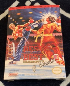 Best of the Best: Championship Karate NES CIB Excellent Condition Fully Complete