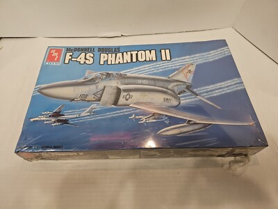 McDonnell Douglas F-4S Phantom II Supersonic Jet AMT ERTL Model Kit 1:72 Sealed 