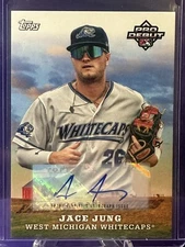 2023 Topps Pro Debut Jace Jung Farm Fresh Futures Auto #FF-7 18/50 Detroit Tiger