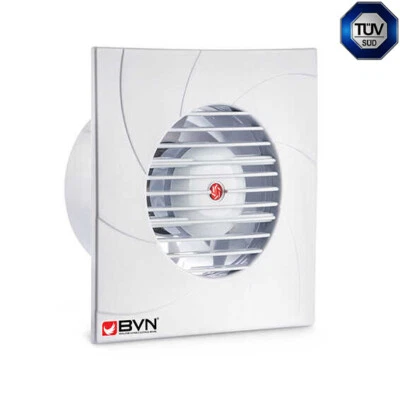 BVN Badlüfter Küchenlüfter Wandventilator Decken WC Bad Lüfter Badventilator weiß