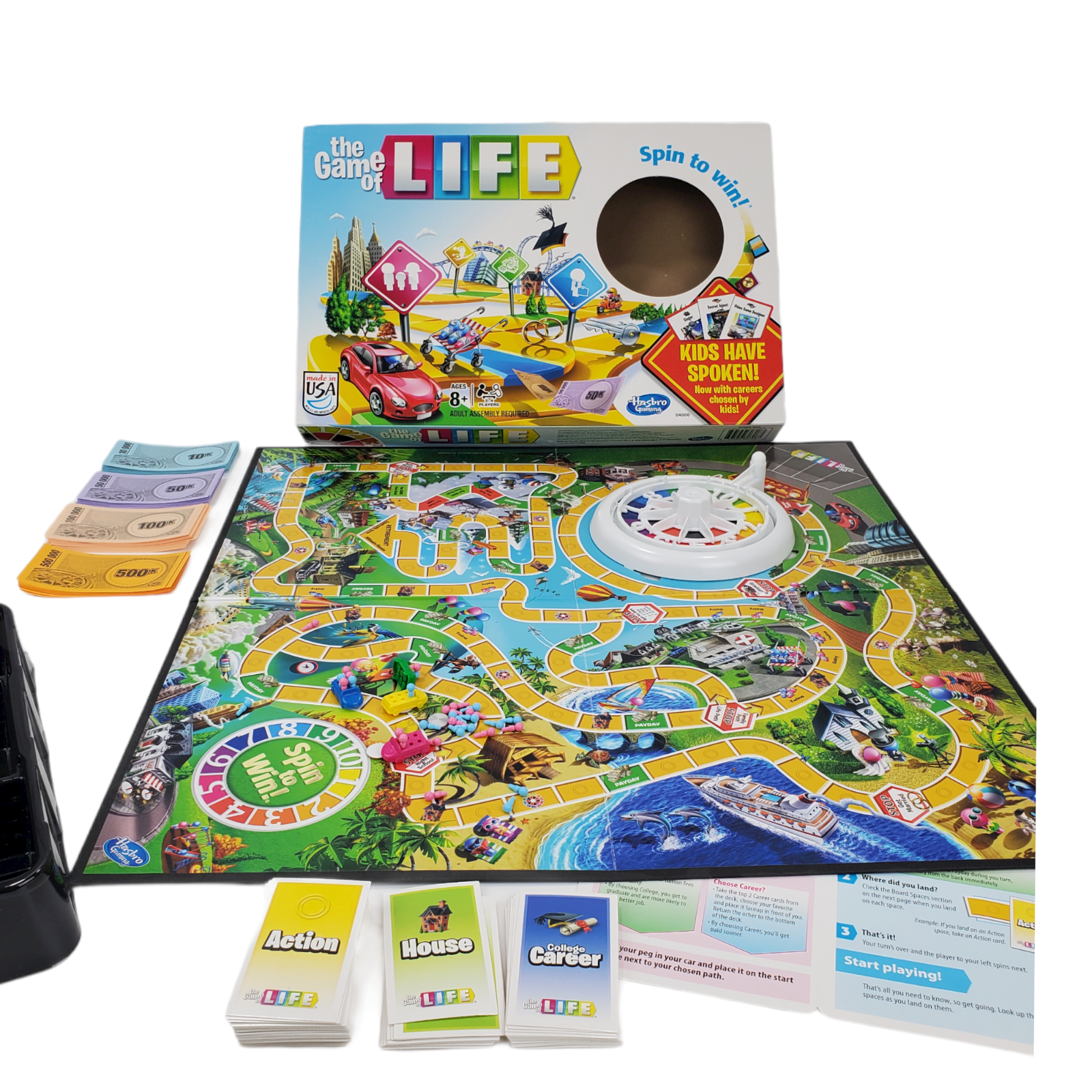 Online Shopping for Housewares, Baby Gear, Health & more. Hasbro HSBF7608  The Game of Life Goals Card Game