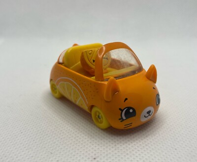 Moose SHOPKINS Cutie Car S1#22 ORANGE RUSH - Fast  n  Fruity Convertible diecast