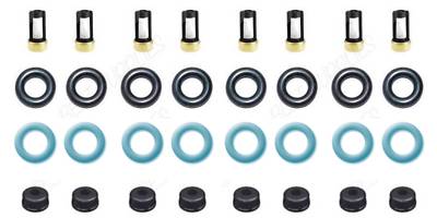 Fuel Injector Service Repair Rebuild Kit Orings Filter for FLEX GM CHEVY 5.3 V8 
