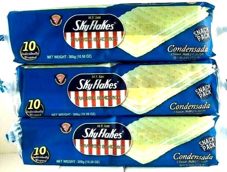 M.Y. San SkyFlakes Cracker Sandwich Condensada (Sweet Milk