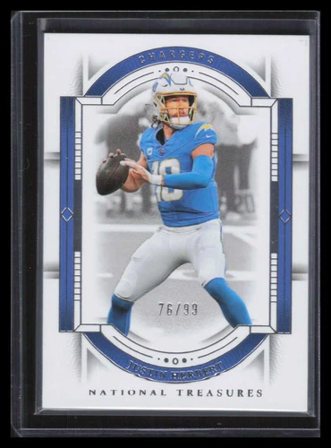 2023 Panini National Treasures 57 Justin Herbert 76/99