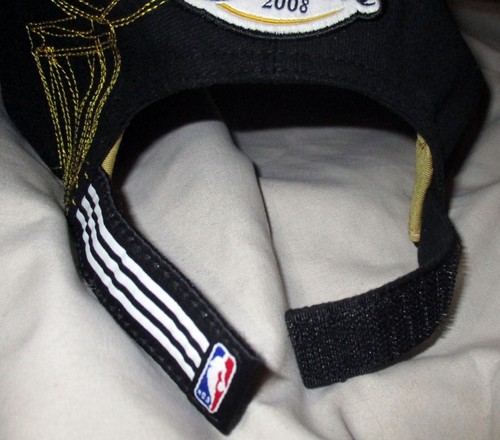 2008 BOSTON CELTICS NBA Champions Hat Basketball official Adjustable Adidas - Picture 7 of 13