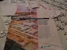 Large- The Hai / Fu 960 MW Combined Cycle Power Plant Taiwan Rare T- Shirt