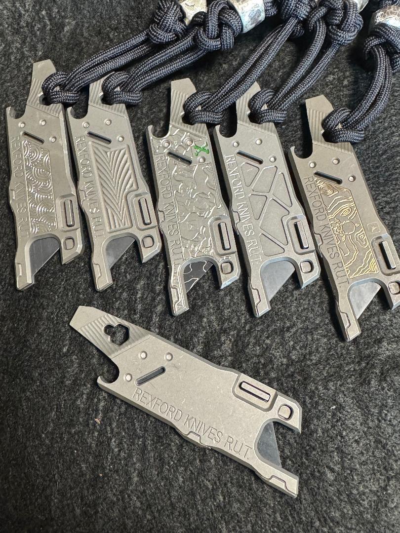 Rexford RUT V5 PTHFINDER Titanium Multi-Tool VREX2 Blade and