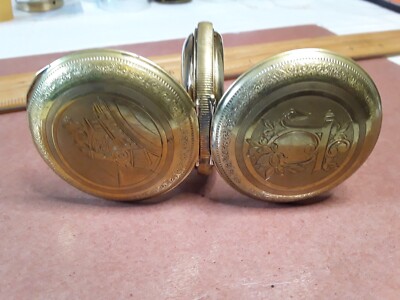 Antique Pillard's Pt. Non-Magneti Pocket Watch, S18, 53mm, HC, Running