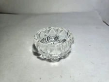 Vintage Crystal Salt Cellar Salt Dips Cut Glass