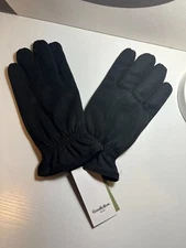 Goodfellow & Co Mens Textured 3M Thinsulate Lined Tech Touch Gloves, Black S/M