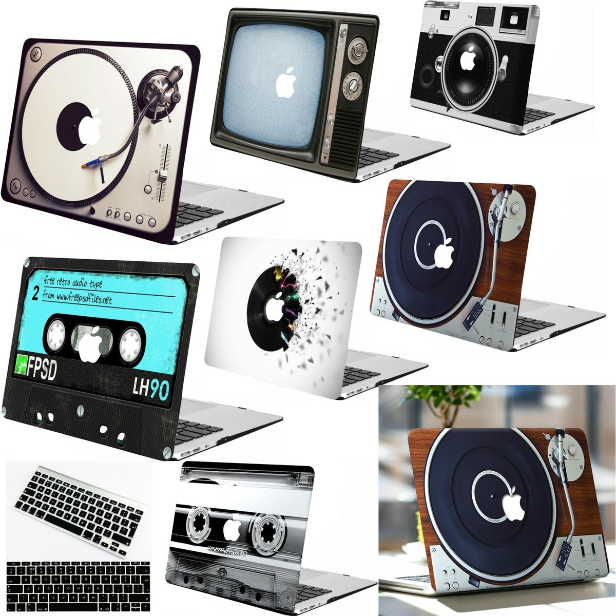 Retro Player Logo Cut Hard Laptop Case Cover For New Macbook Pro14