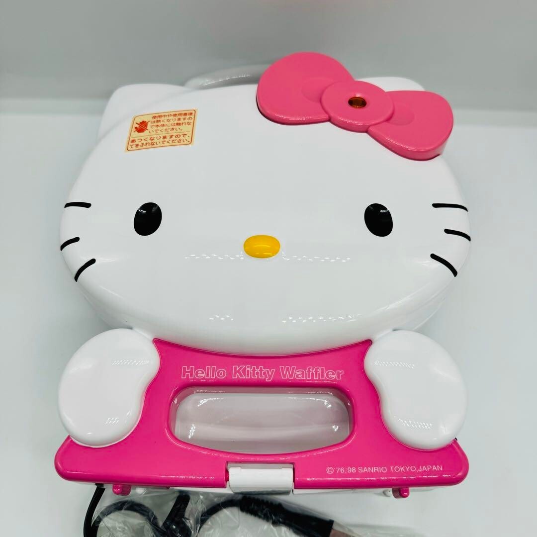 キッチン家電 SANYO Hello Kitty Waffler HSK-KT1(P) Unused Sanyo Hello Kitty Waffle Maker HSK-KT1 Sanrio Japan