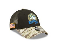 Nfl Basecap Los Angeles Rams Cap Salute To Service 9Forty 22 Kappe 196501259792