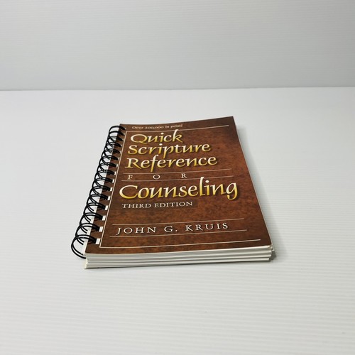 Quick Scripture Reference For Counseling Counseling 3rd Ed Third John Kruis - Picture 7 of 10