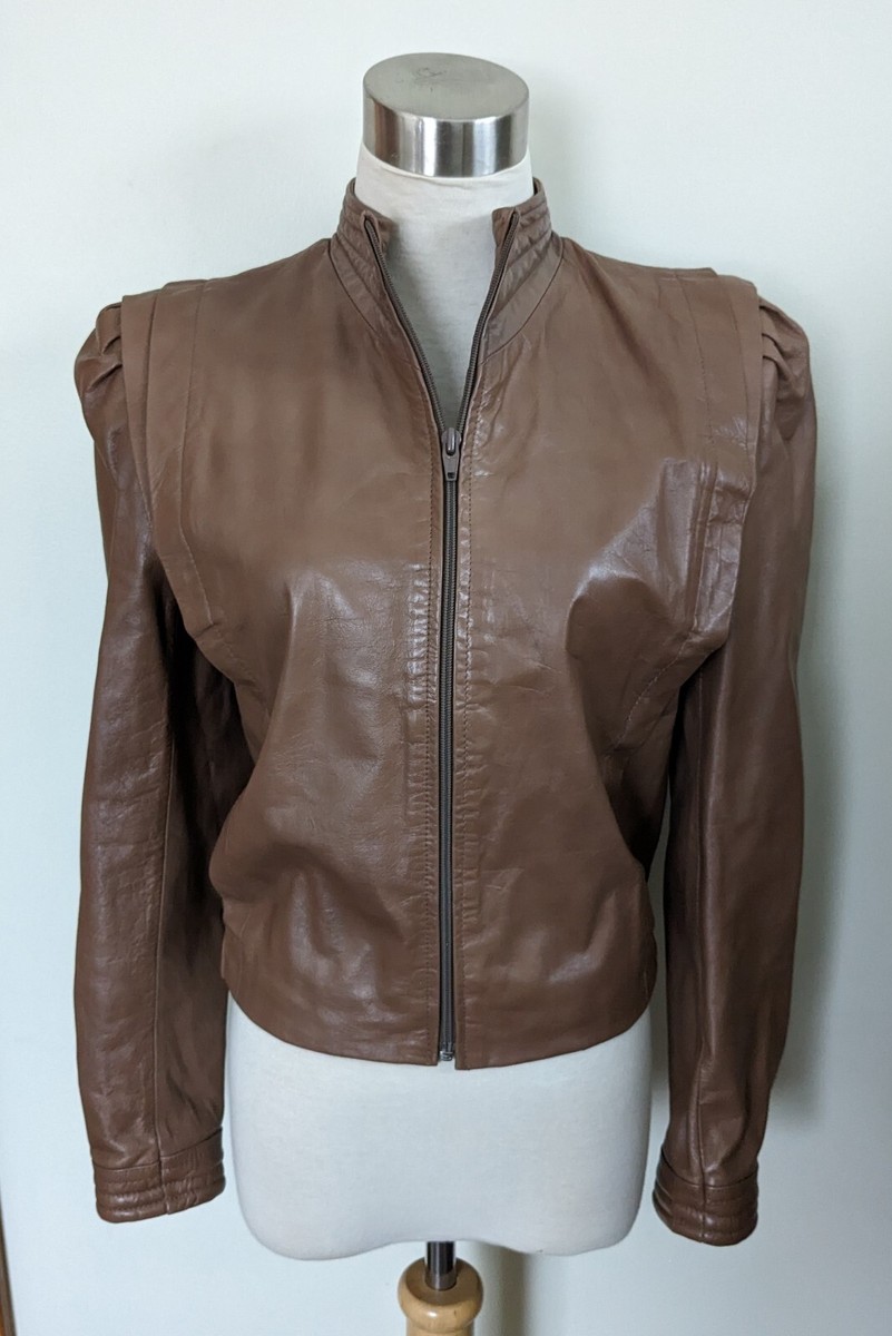 VINTAGE 70s VIBE LEATHER JACKET by BERMAN