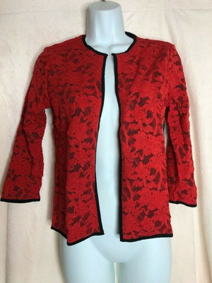 red glitter jacket